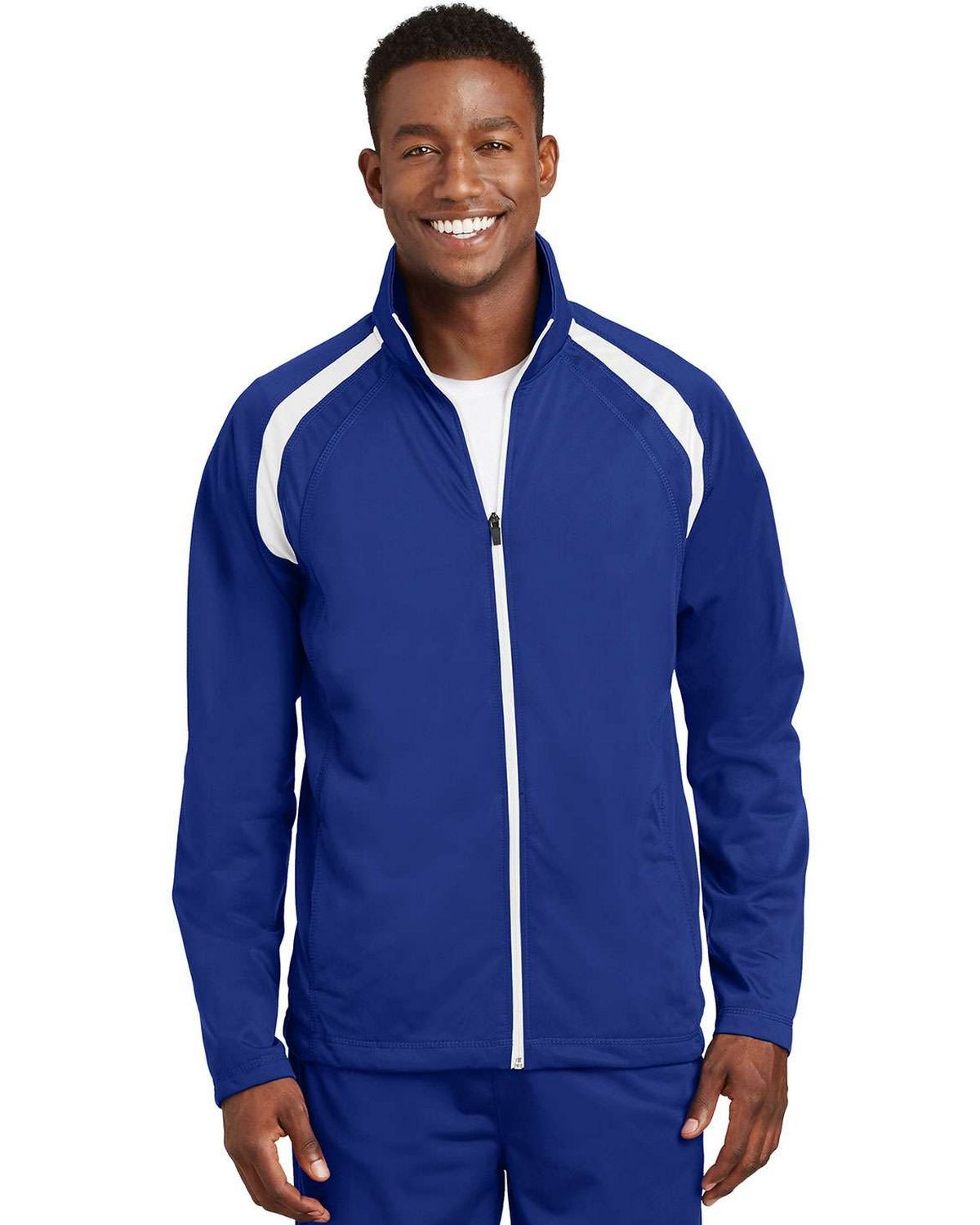 Sport-Tek JST90 Men's Tricot Track Jacket