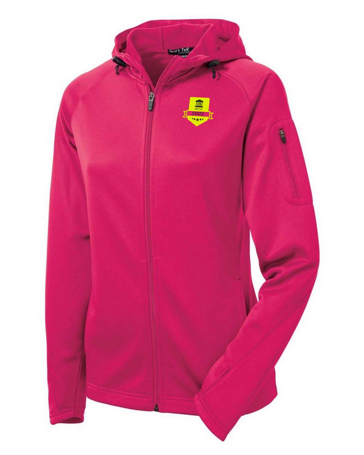 Sport-Tek L248 Women's Tech Fleece Full-Zip Hooded Jacket