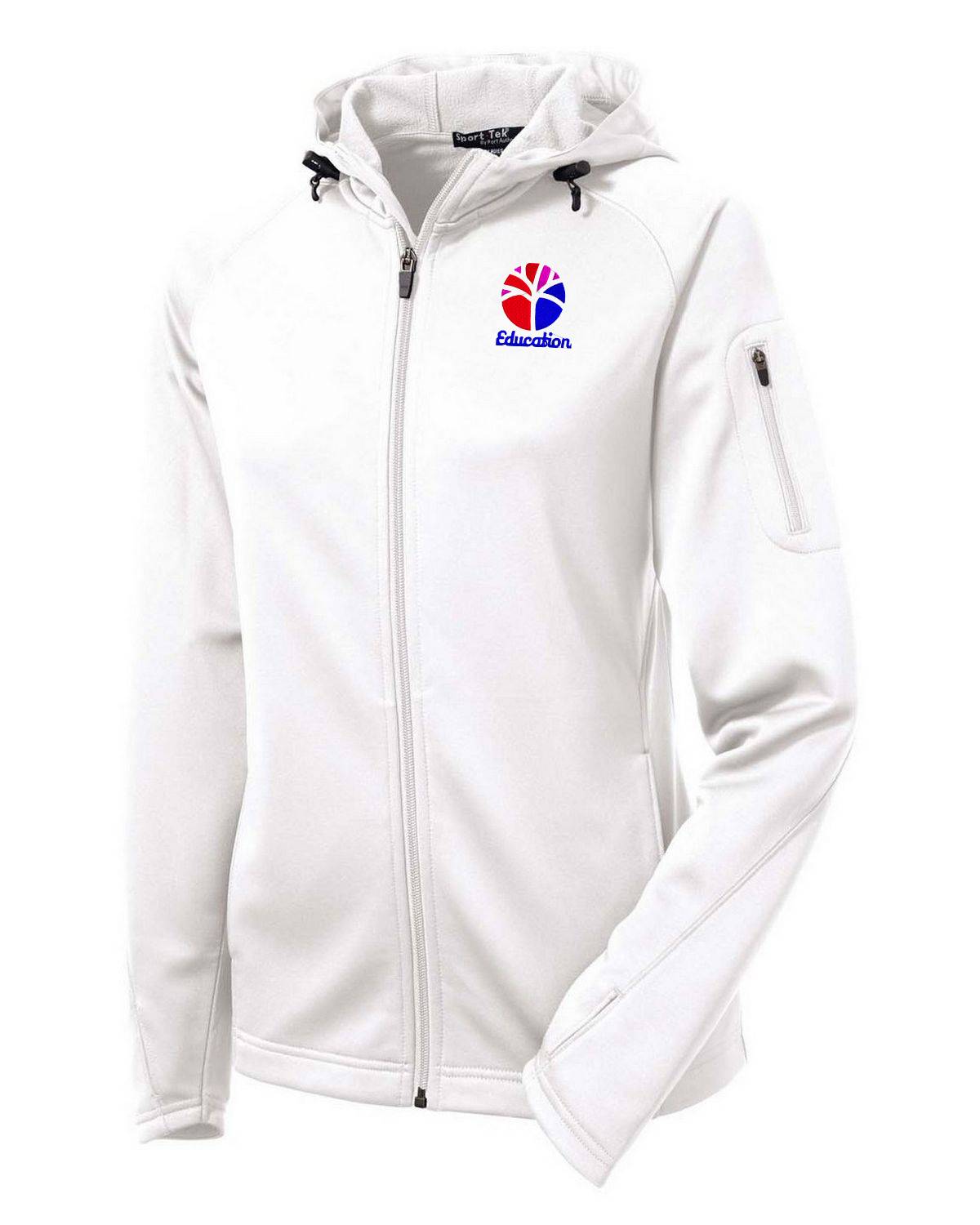 Sport-Tek L248 Women's Tech Fleece Full-Zip Hooded Jacket