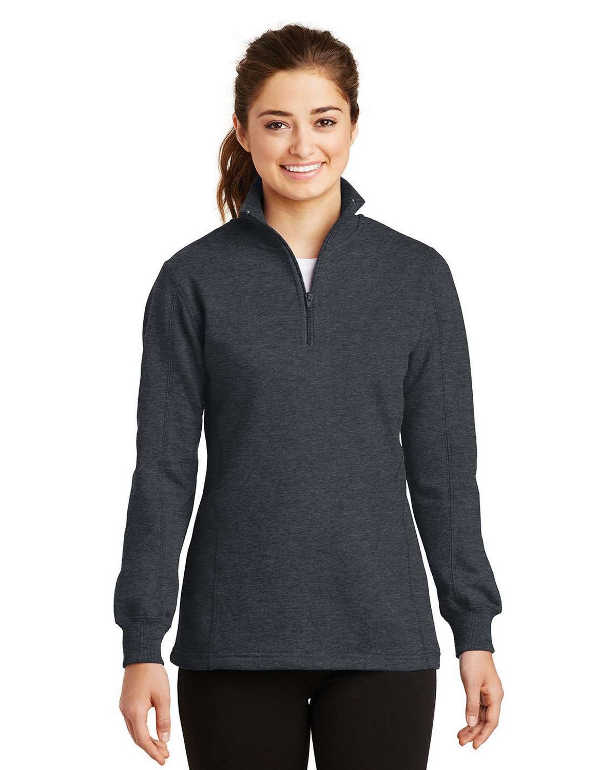 Sport Tek LST253 Women's 1/4-Zip Sweatshirt
