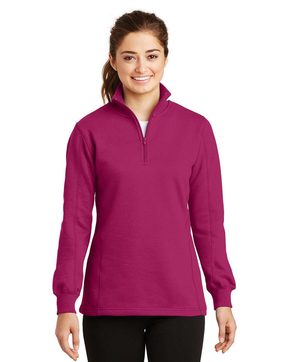 LINKS レディース Sport Tek LST253 Women's 1/4-Zip Sweatshirt