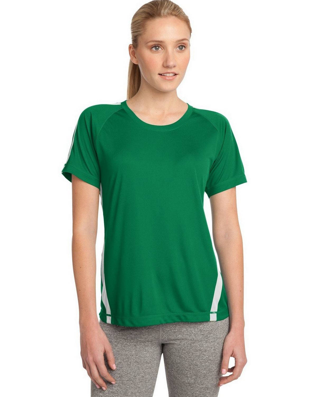 Sport-Tek LST351 Ladies Colorblock Competitor Tee