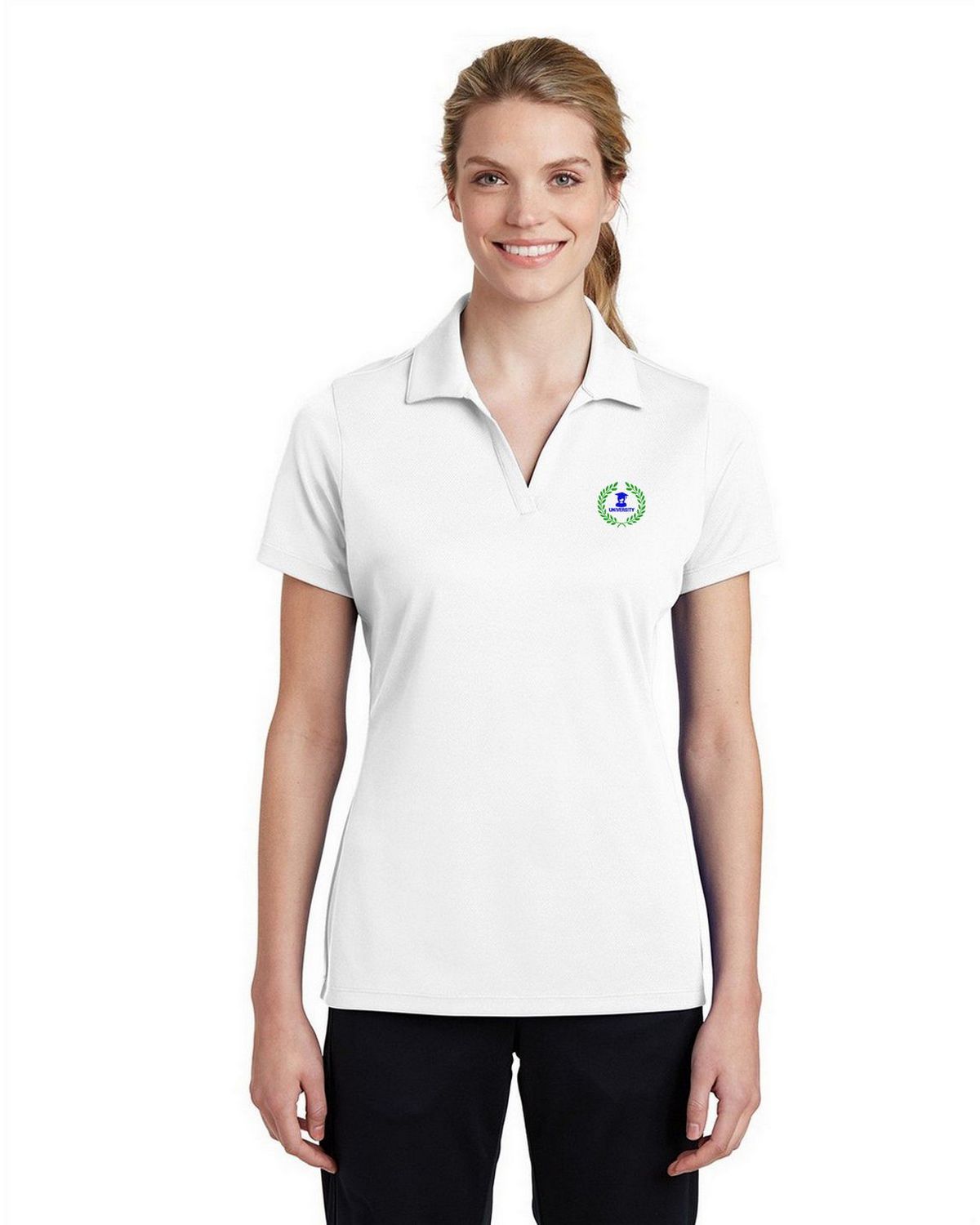 Sport-Tek LST640 Women's PosiCharge RacerMesh Polo