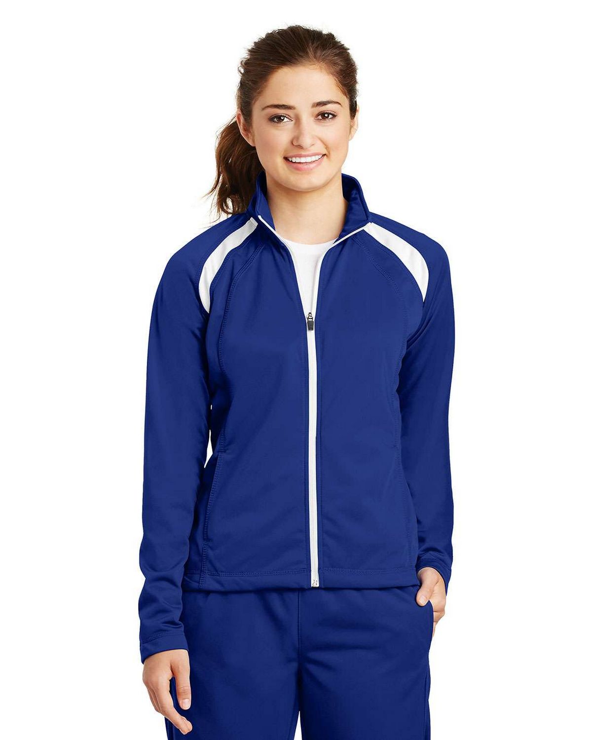 Sport-Tek LST90 Women's Tricot Track Jacket