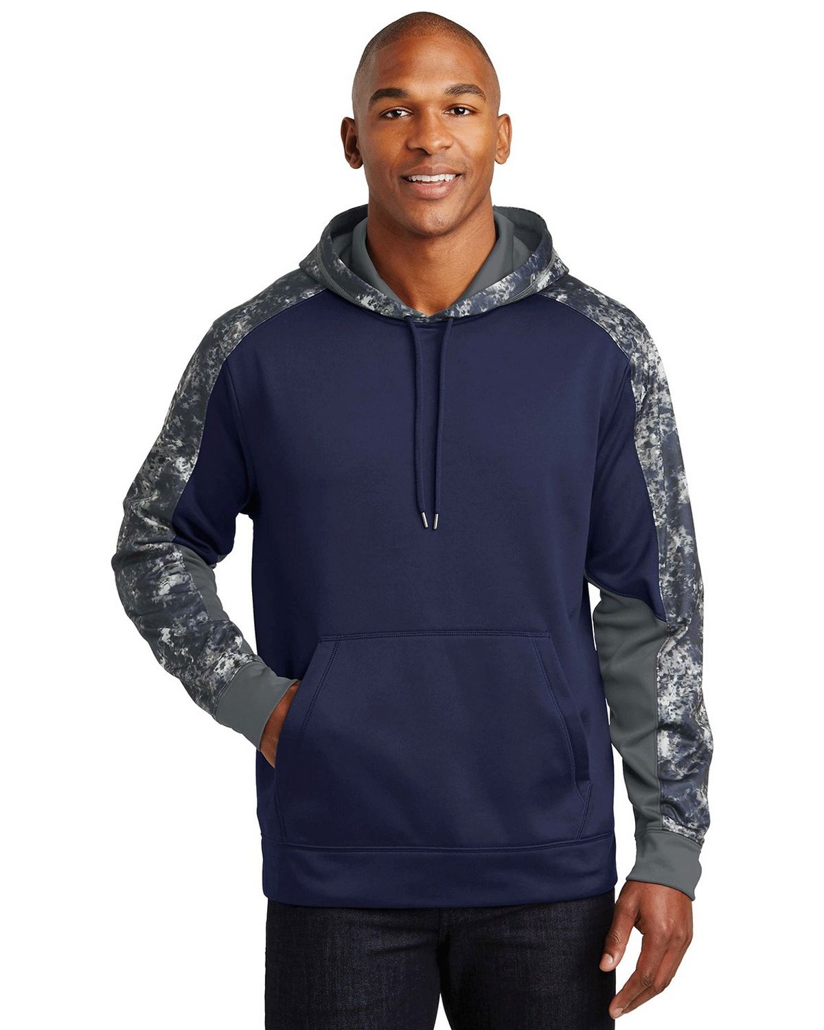 Sport-Tek ST231 Men's Sport-Wick Mineral Freeze Fleece Hooded Pullover