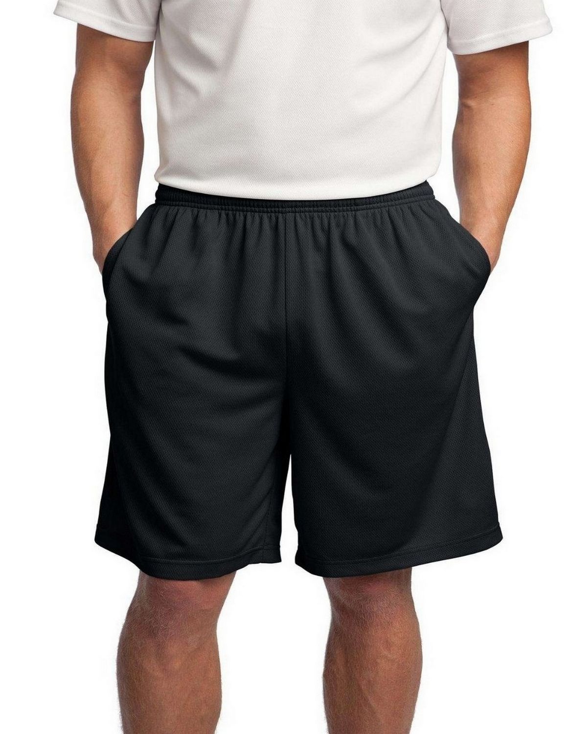 Sport-Tek ST312 Men's PosiCharge Tough Mesh Pocket Shorts