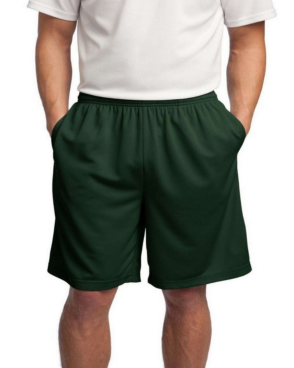 Sport-Tek ST312 Men's PosiCharge Tough Mesh Pocket Shorts