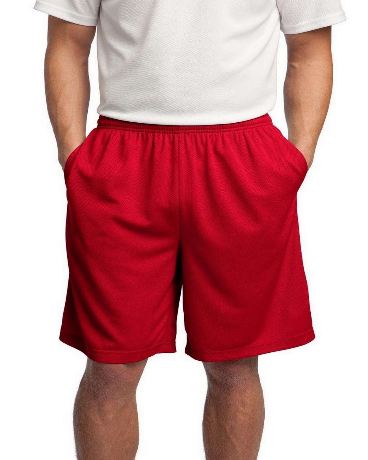 Sport-Tek ST312 Men's PosiCharge Tough Mesh Pocket Shorts