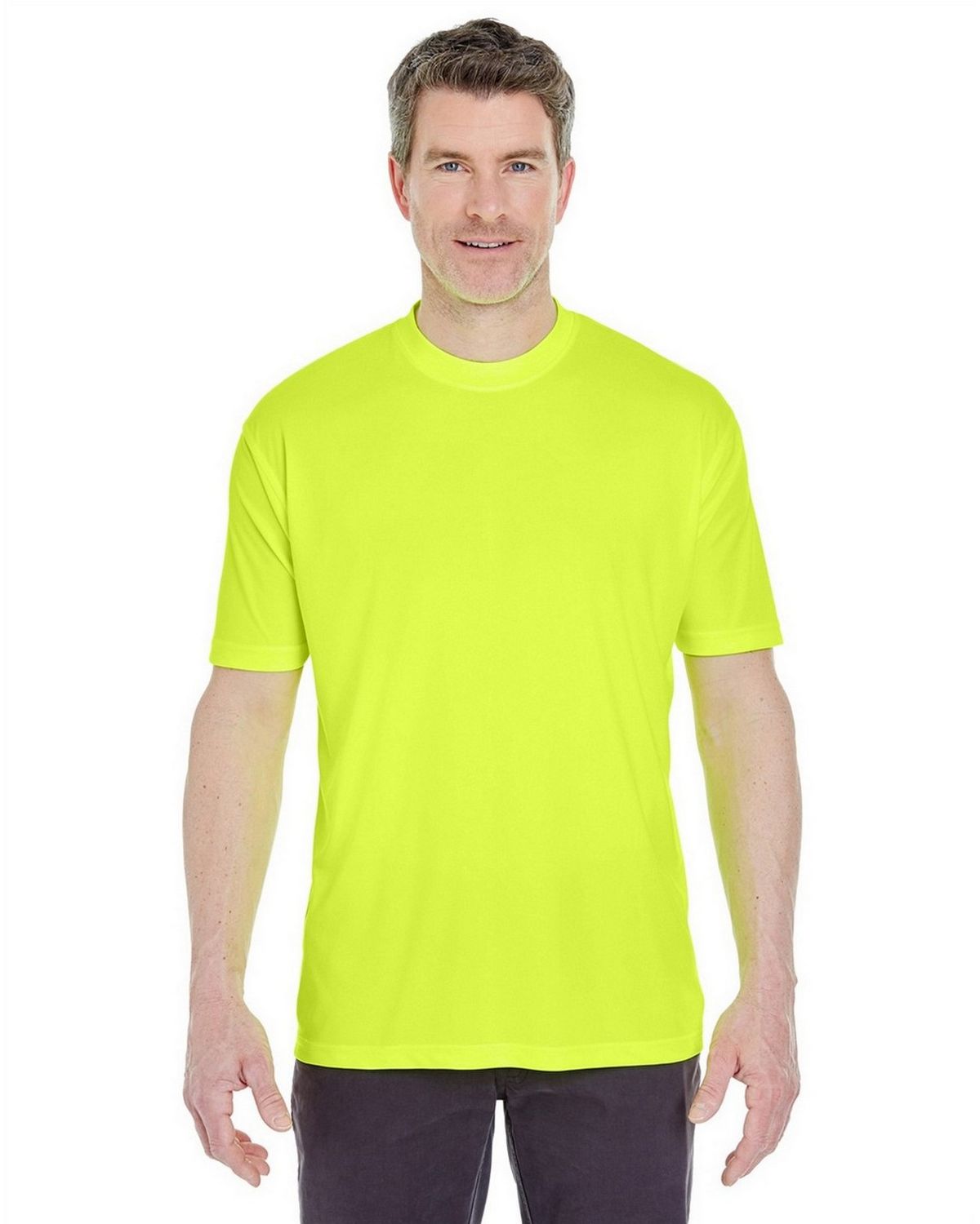 Ultraclub 8420 Men's Performance Interlock Crew Tee