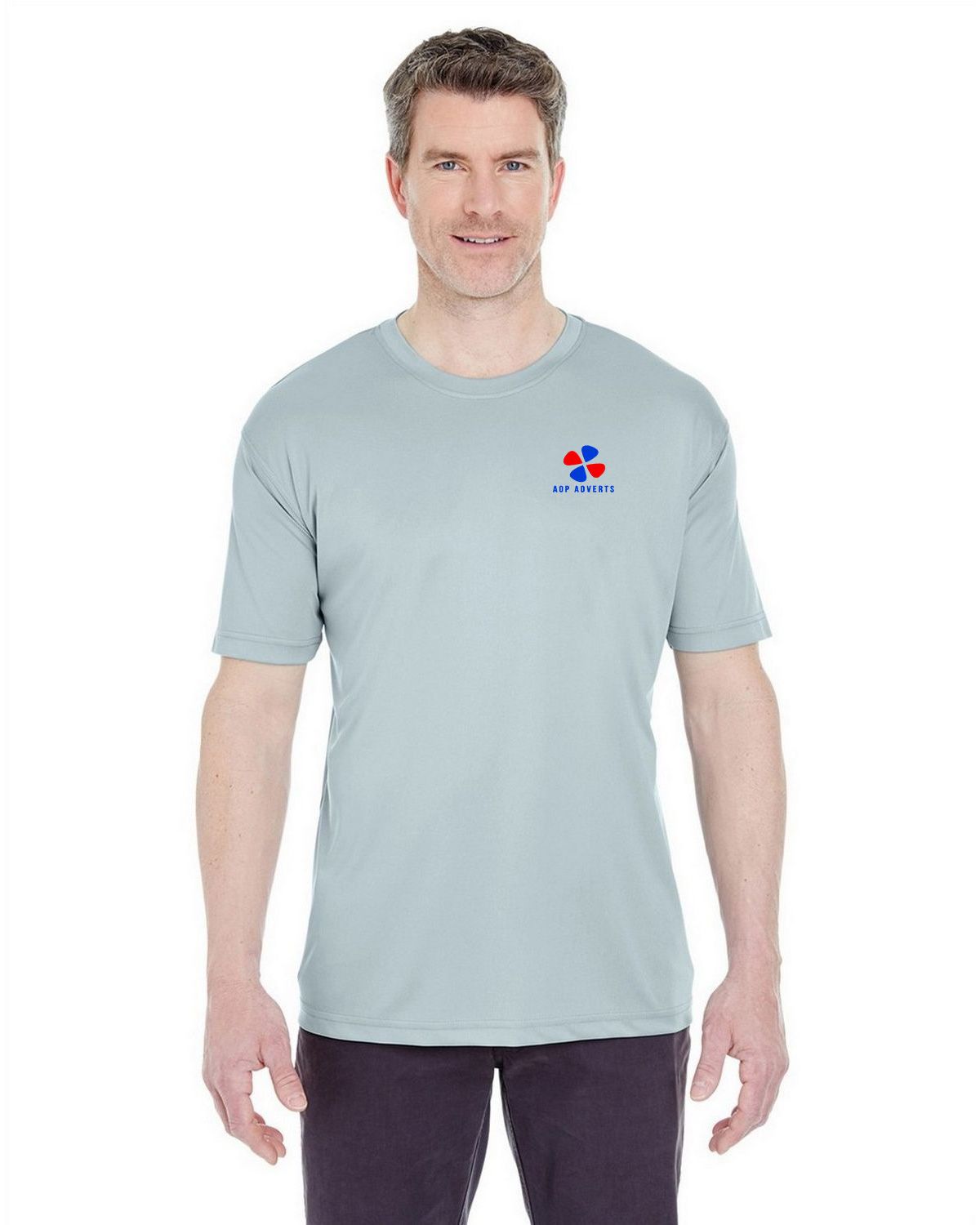 Ultraclub 8420 Men's Performance Interlock Crew Tee