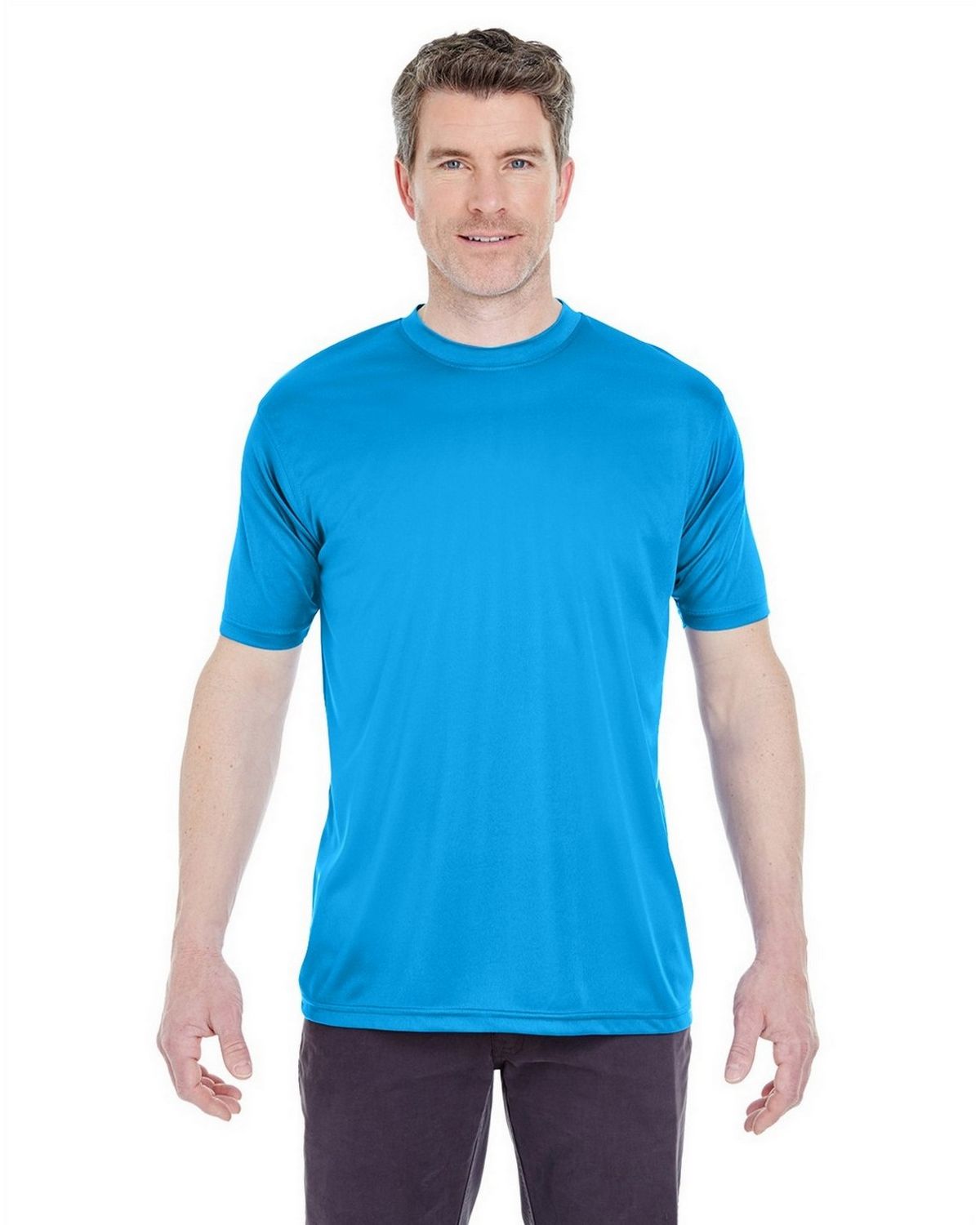 ULTRA MISSION Tシャツ XL Ultraclub 8420 Men's Performance Interlock Crew Tee