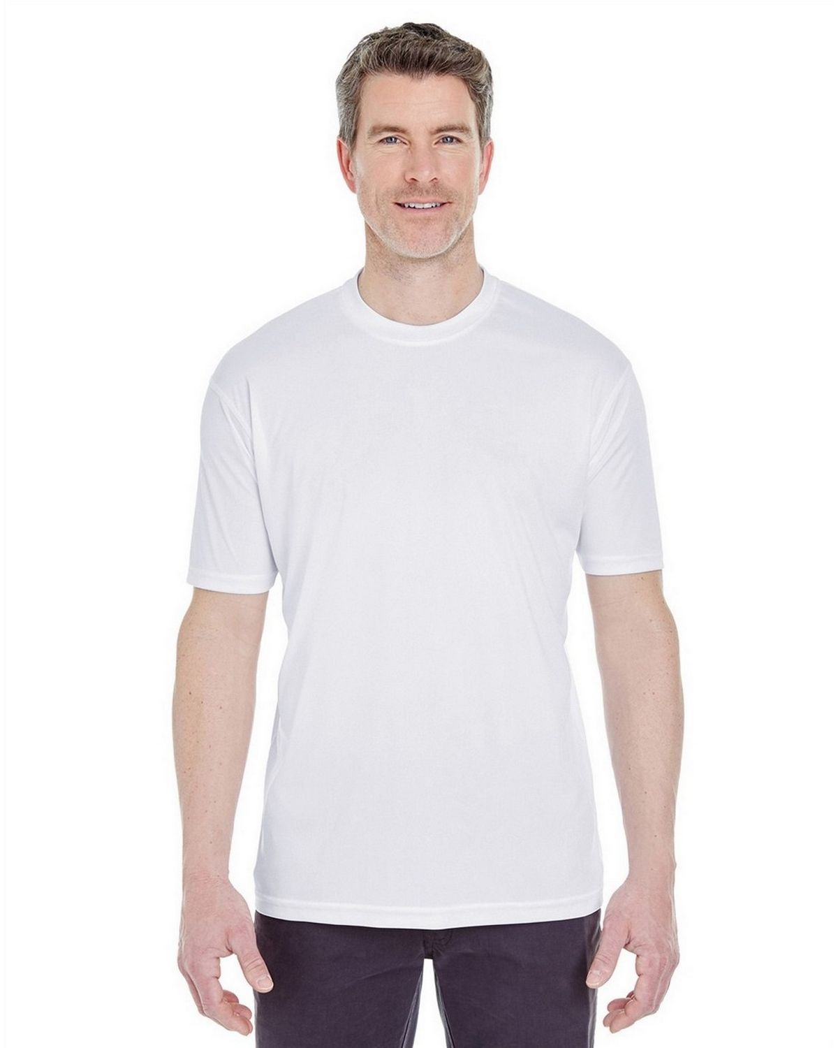 Ultraclub 8420 Men's Performance Interlock Crew Tee