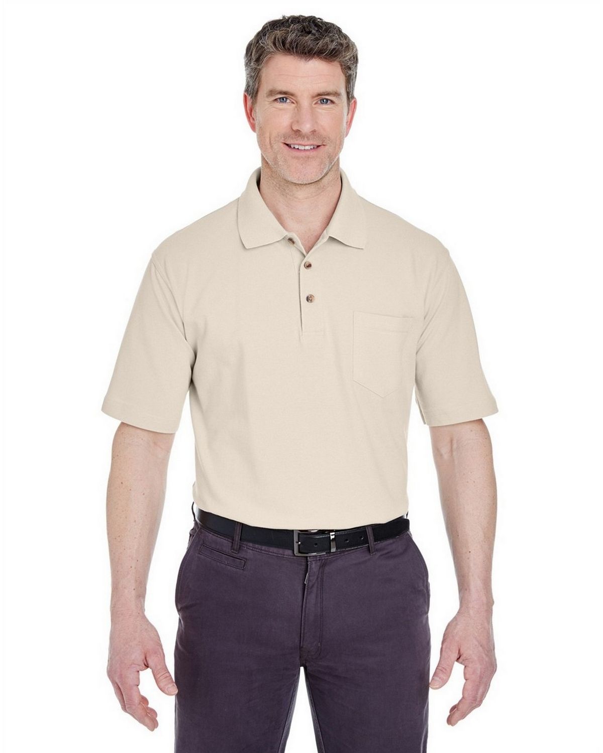 Ultraclub 8534 Adult Classic Short-Sleeve Pocket Polo