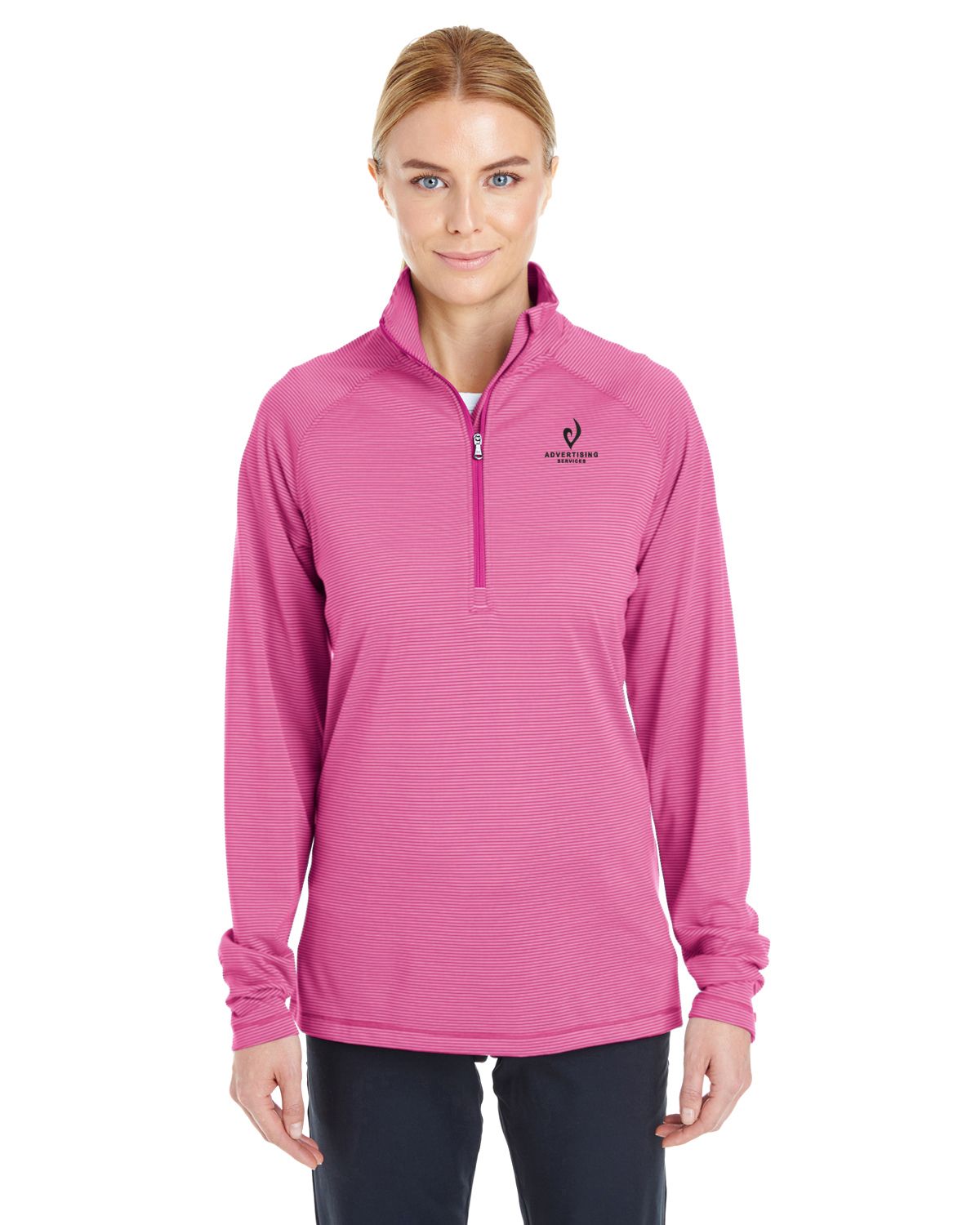 Armour Ladies Tech Under Armour Tech Stripe Quarter Zip Under