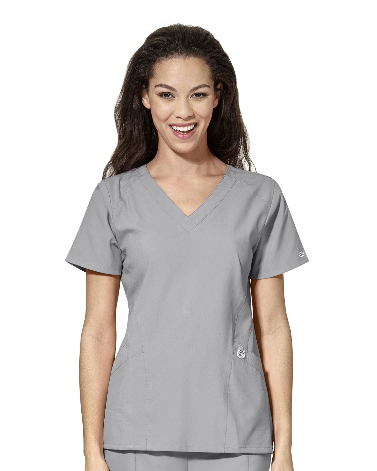 WonderWink Top Con Scollo A V Per Donna – Camice Medico Con Tasche (Taglie Forti)