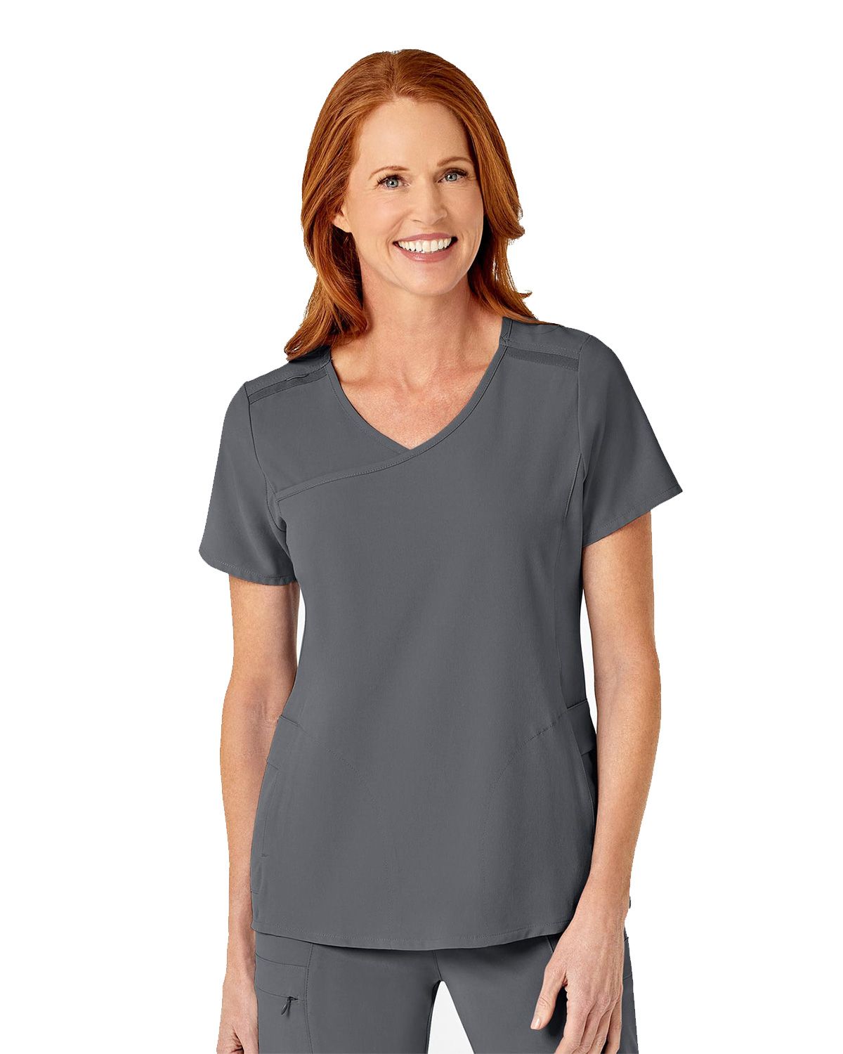Wonderwink 6334 Women's Renew Mock Wrap Scrub Top