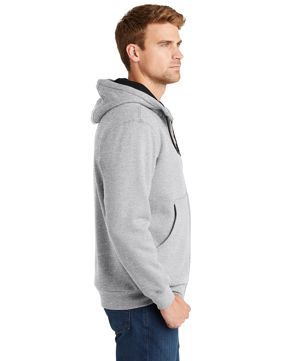 Cornerstone CS620 Cornerstone CS620 Men s Full Zip Hooded Sweatshirt With Thermal Lining