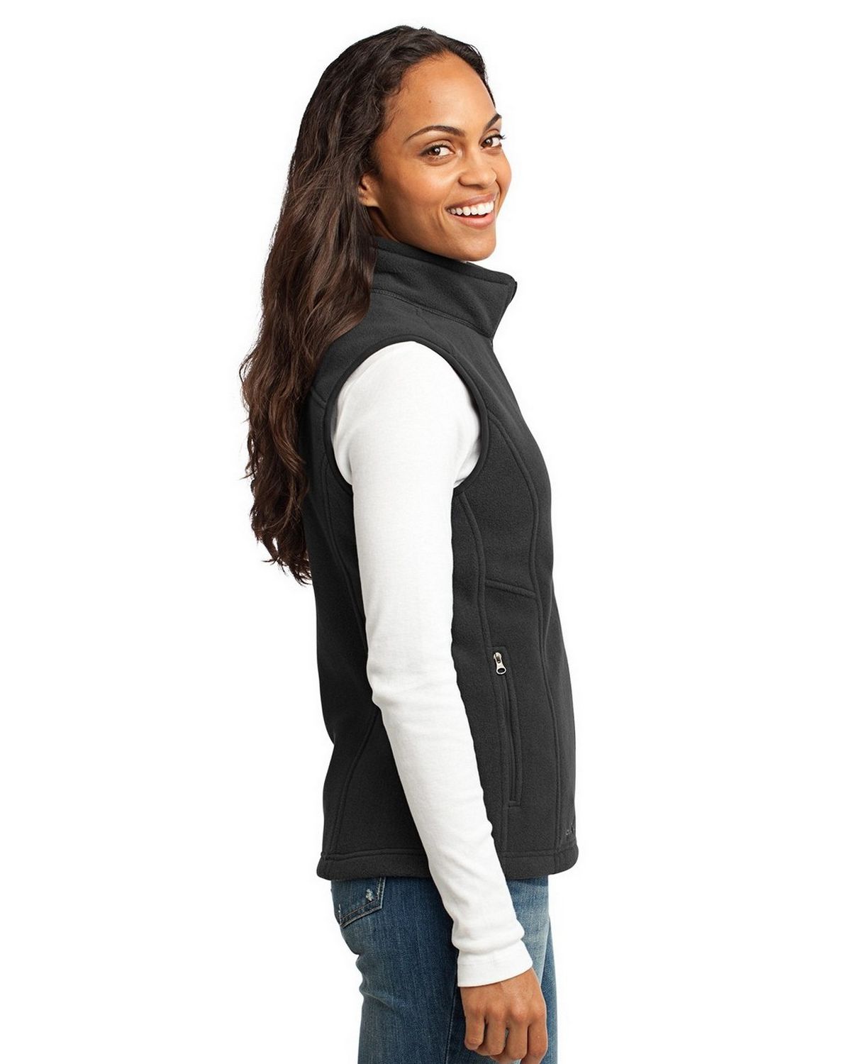 Eddie Bauer Gilet Lungo Donna | Taglio Casual Con Collo A Scialle | 100% Cotone | Tasche E Cuciture A Costine | Lavabile