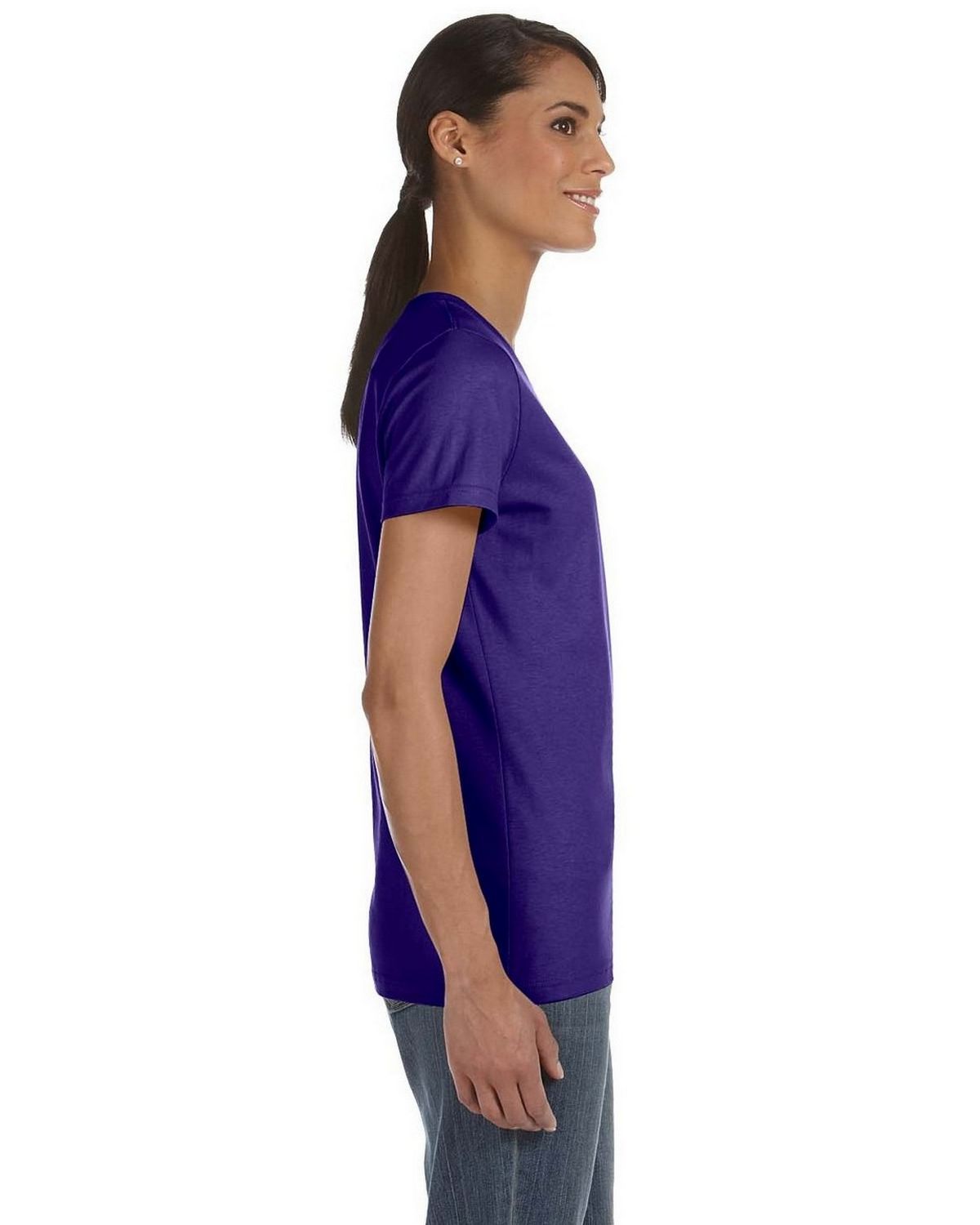 Fruit Of The Loom T-shirt Donna In Cotone Da 141,7 G – Bianco Taglia S – Morbida E Comoda Per Ogni Occasione