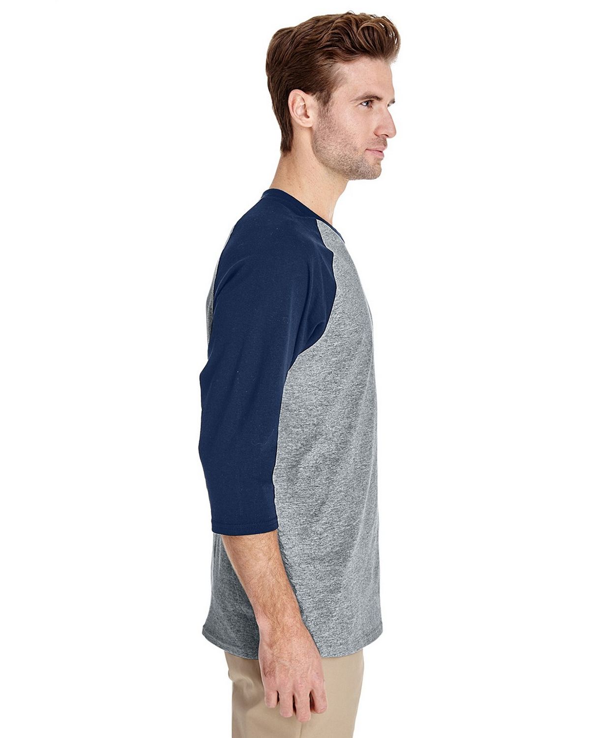 Gildan 5700 Heavy Cotton Adult 3/4-Sleeve Raglan T-Shirt