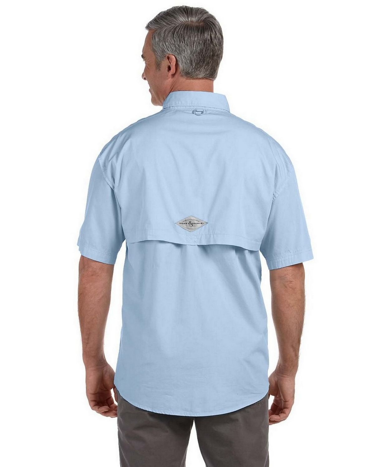 Hook & Tackle for Men's Gulf Stream Short Sleeve Fishing Shirt, WHITE, X- Large : : Clothing & Accessories