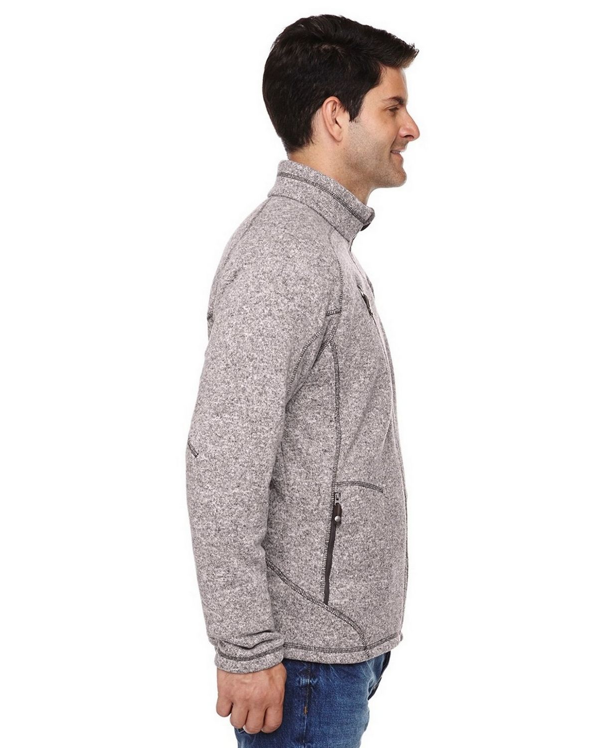 North End 88669 Men's Sweater Fleece Jacket