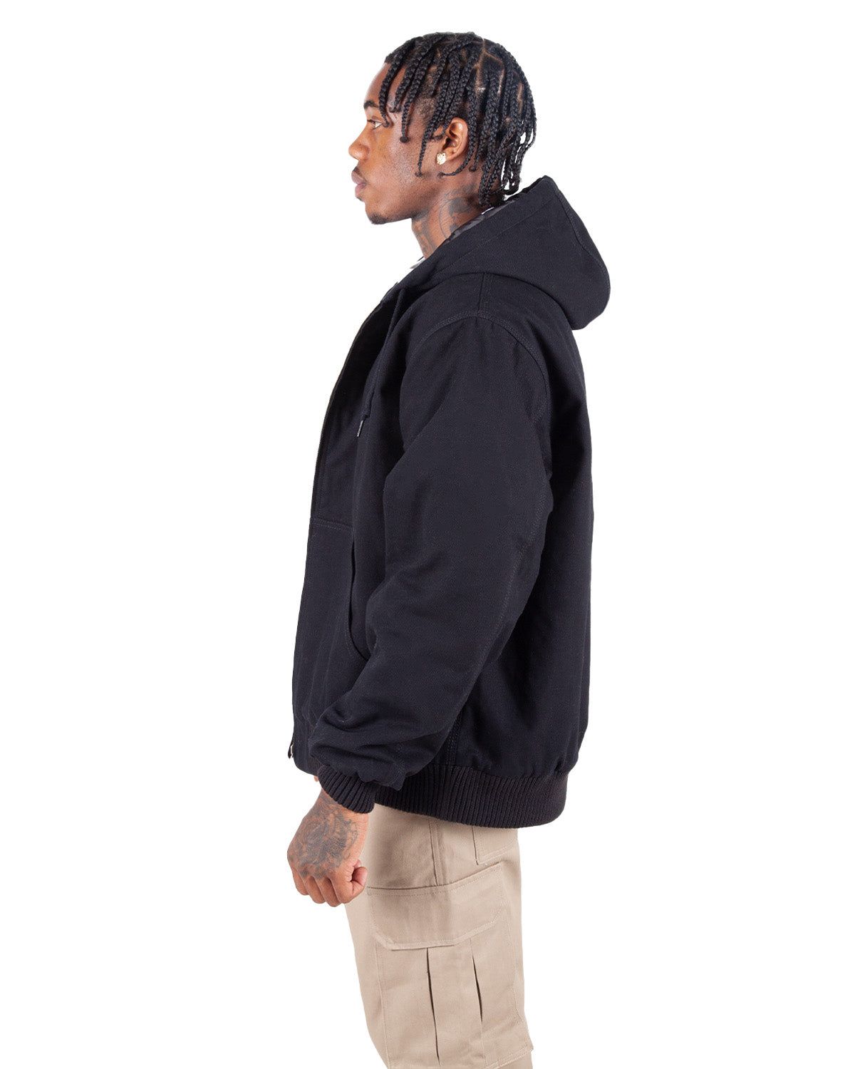 Shaka Wear SHMCZH | Shaka Wear SHMCZH Men's Canvas Zip Hoodie