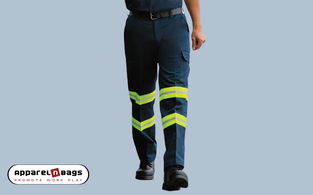 Red Kap Men's Durable Duck Dungarees Pants Navy Blue Industrial Work Uniform