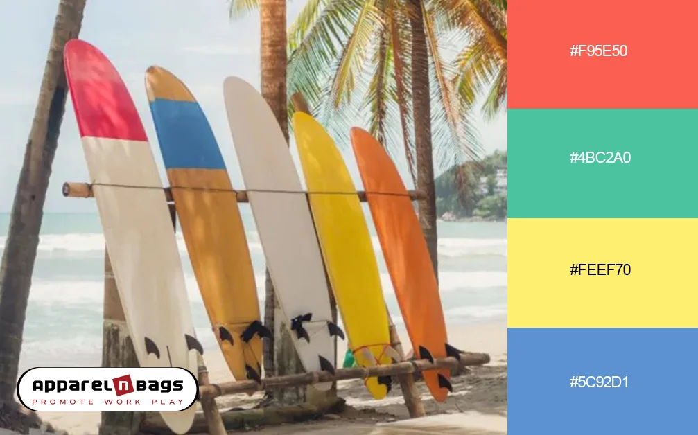 Sports Color Palette 9: Surf’s Up