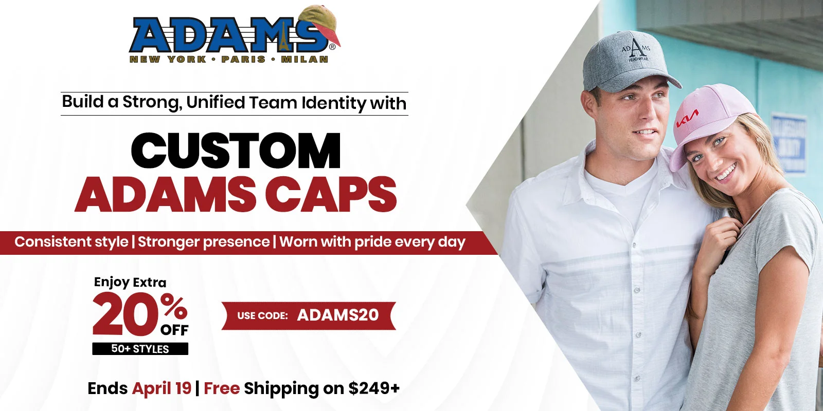 Adams Promo Code: ADAMS20