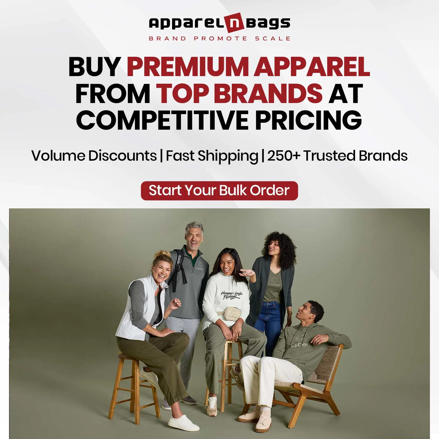 Buy Premium Apparel from Top Brands at Competitive Pricing
