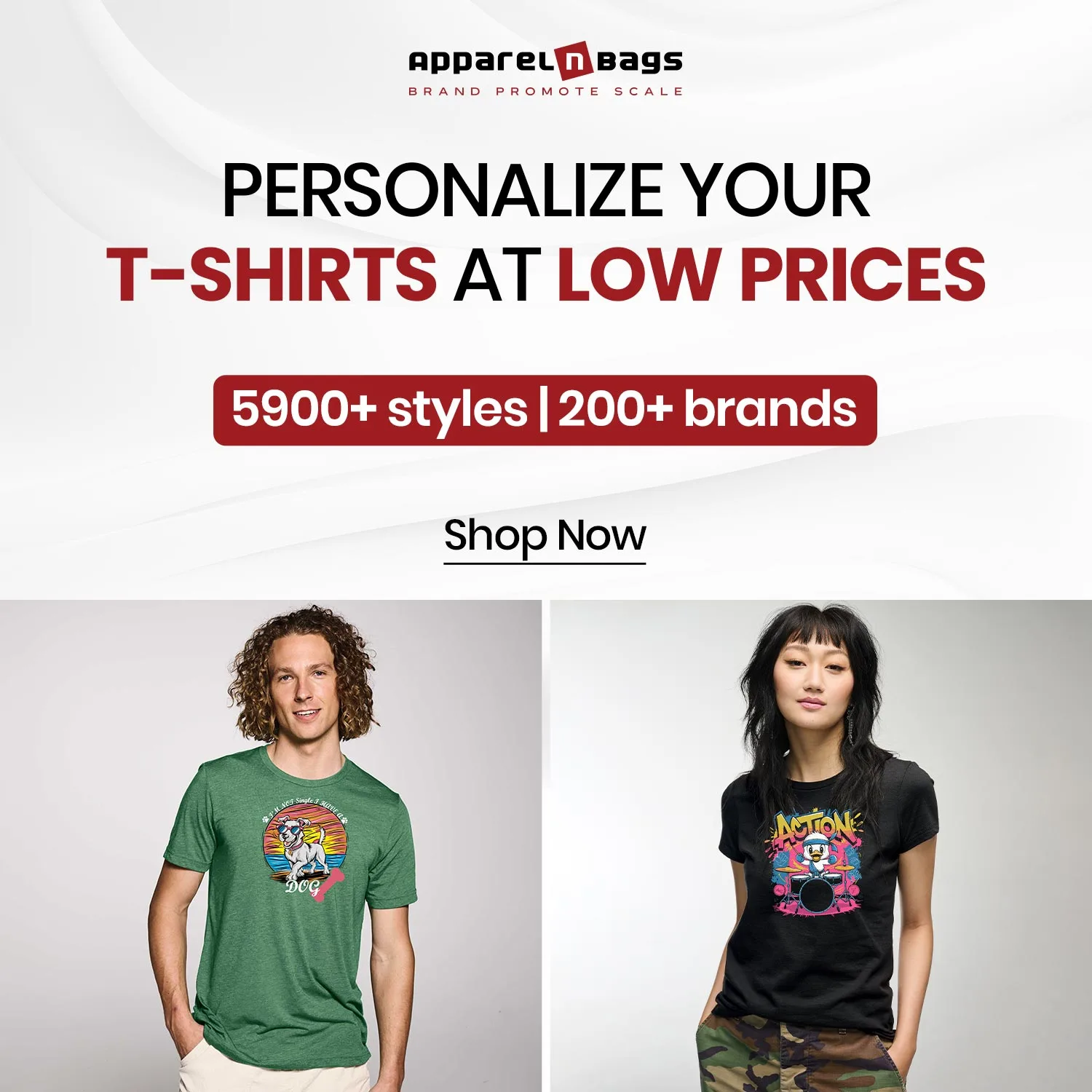 Shop Design Custom T-shirts for Impactful Branding
