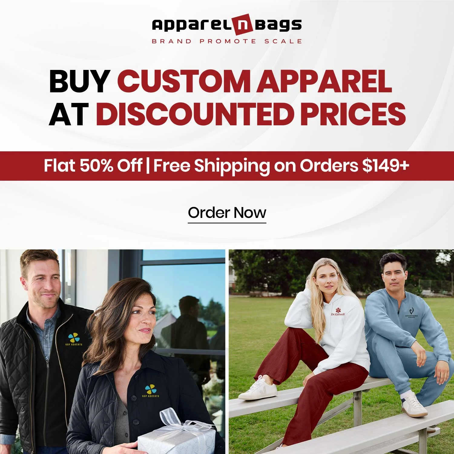 Buy Custom Apparel at Discounted Prices