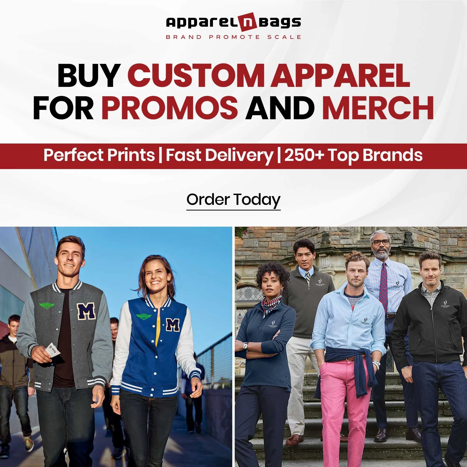 Buy Custom Apparel for Promos and Merch