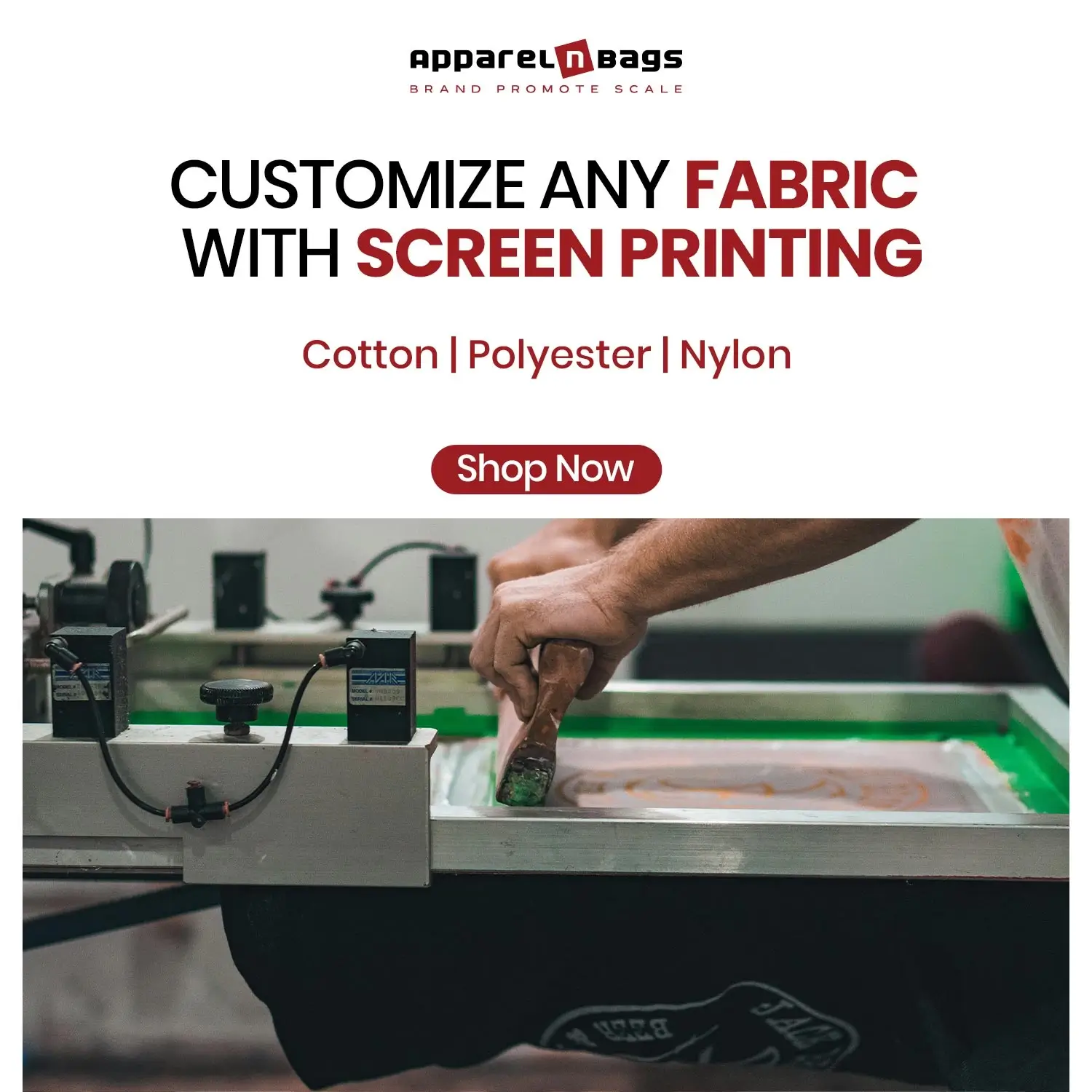 Shop Customize Any Fabric with Screen Printing