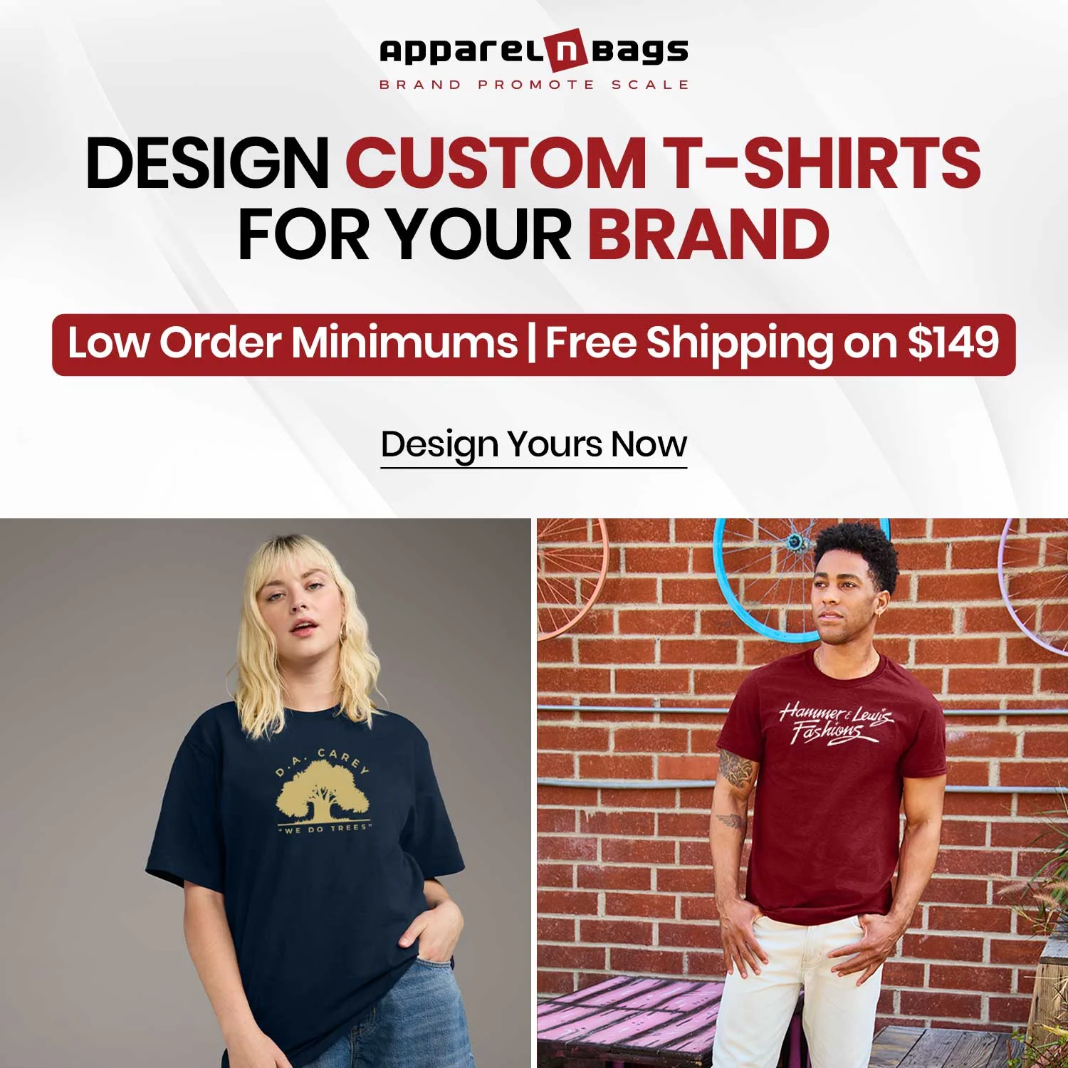 Design Custom T-shirts for Your Brand