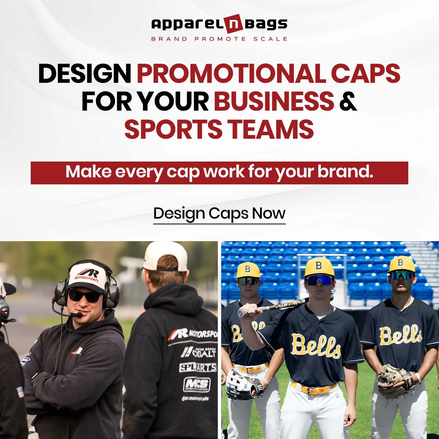 Design Promotional Caps for Your Business & Sports Teams
