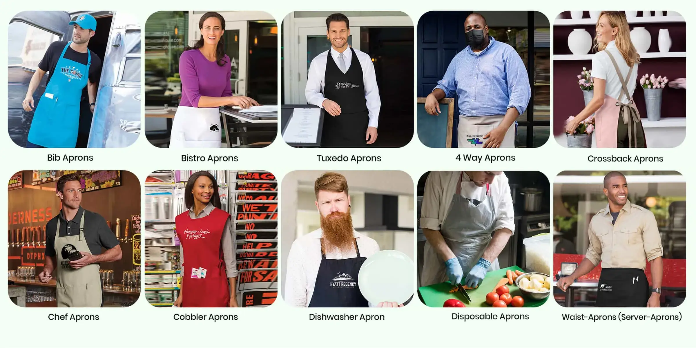 Type of Aprons for Home Use