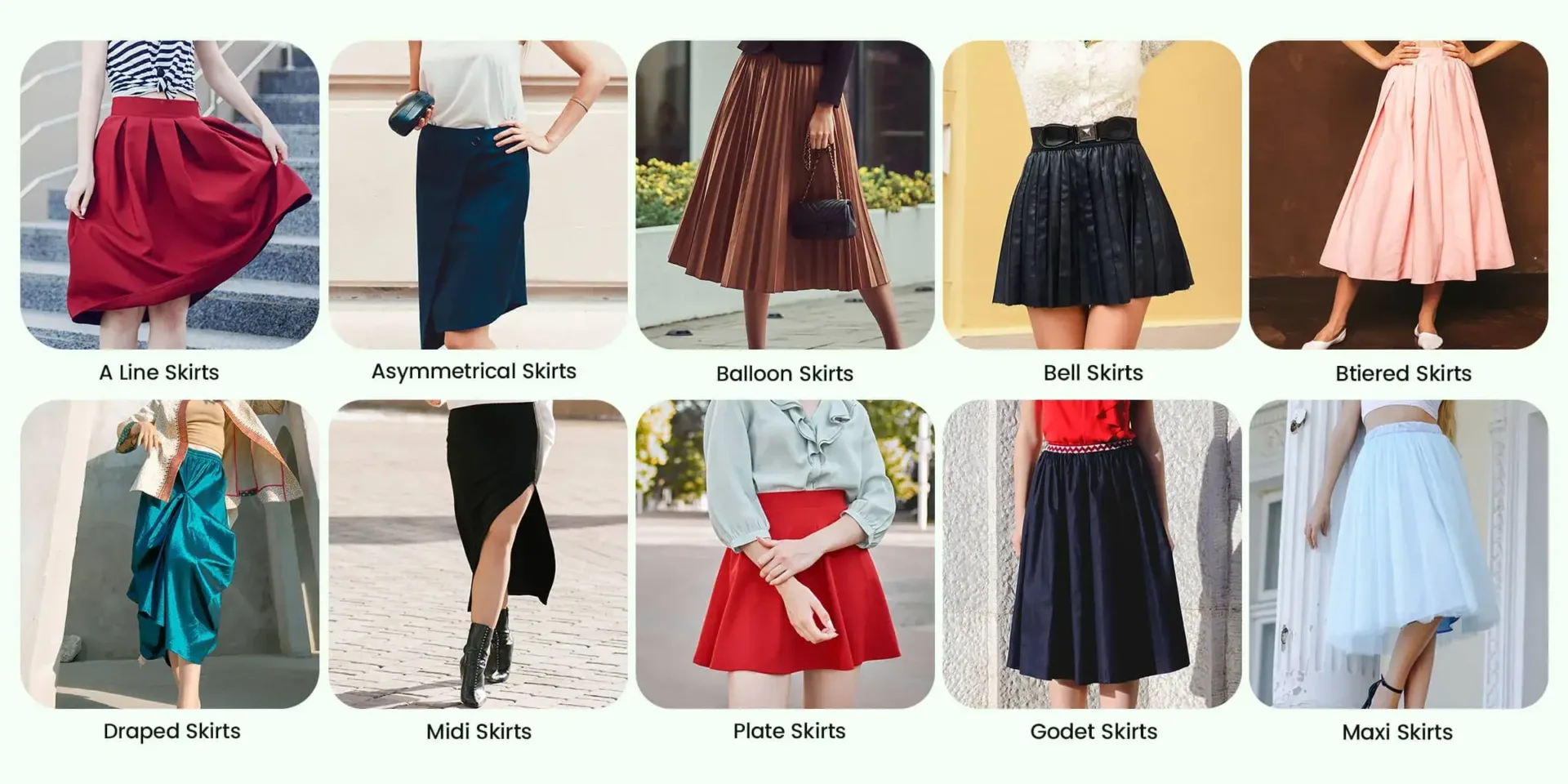 Top Types of Skirts for Ladies in 2026 Top Types of Skirts for Ladies in 2026