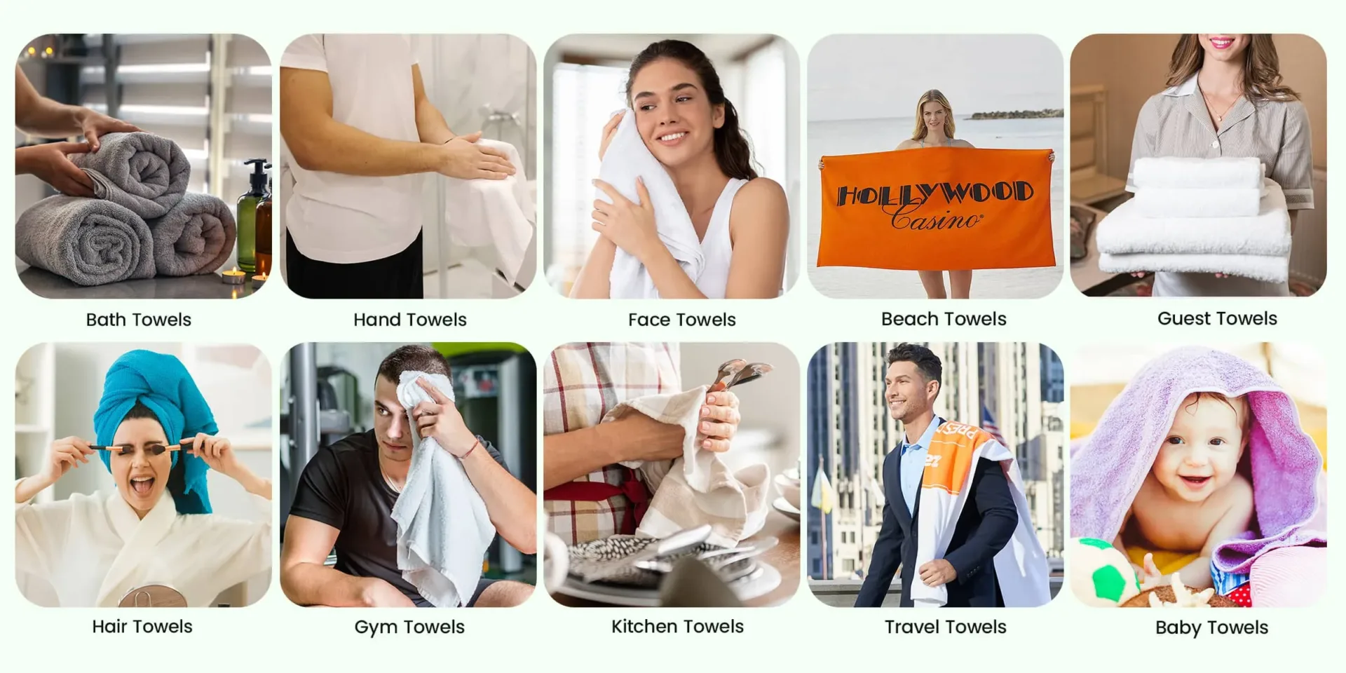 Different Types of Towels and Their Uses