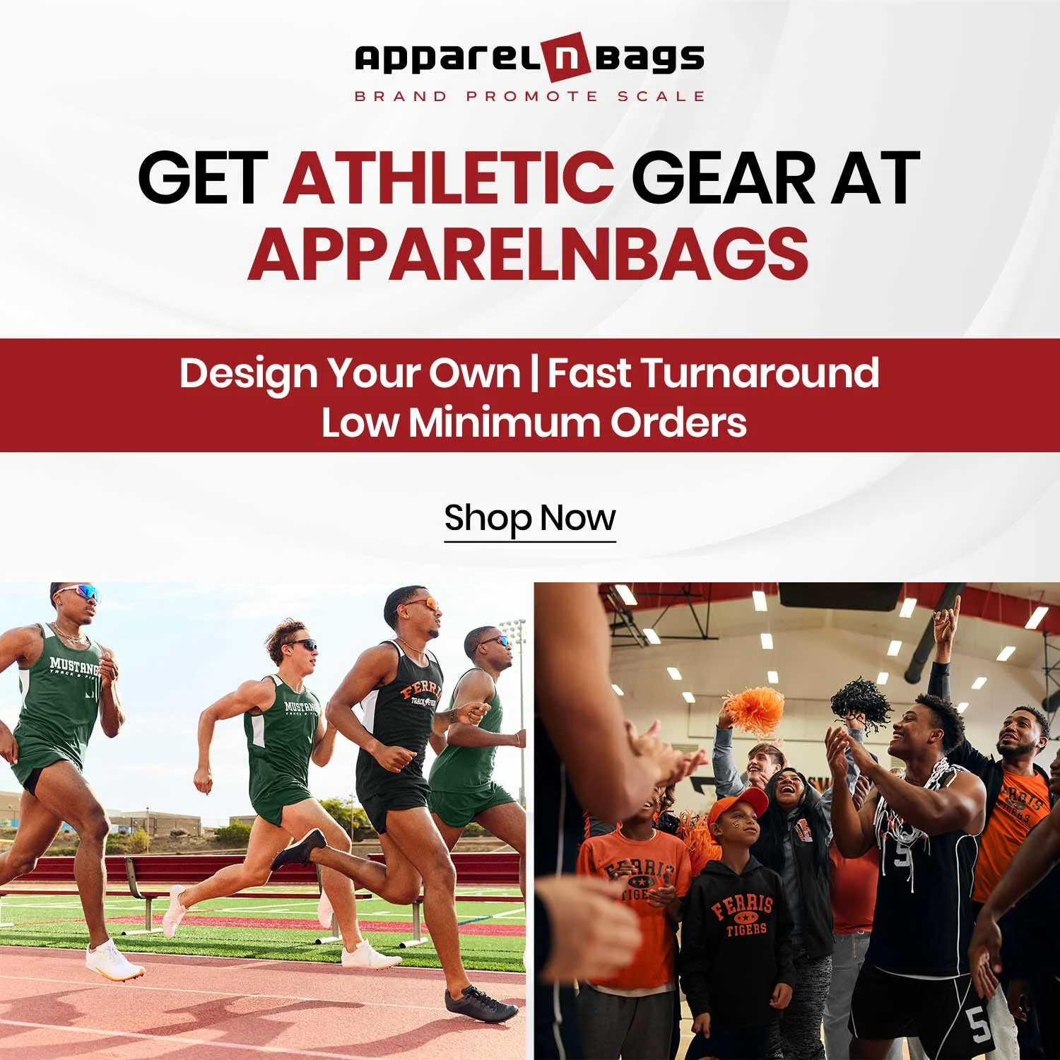 get athletic gear at apparelnbags