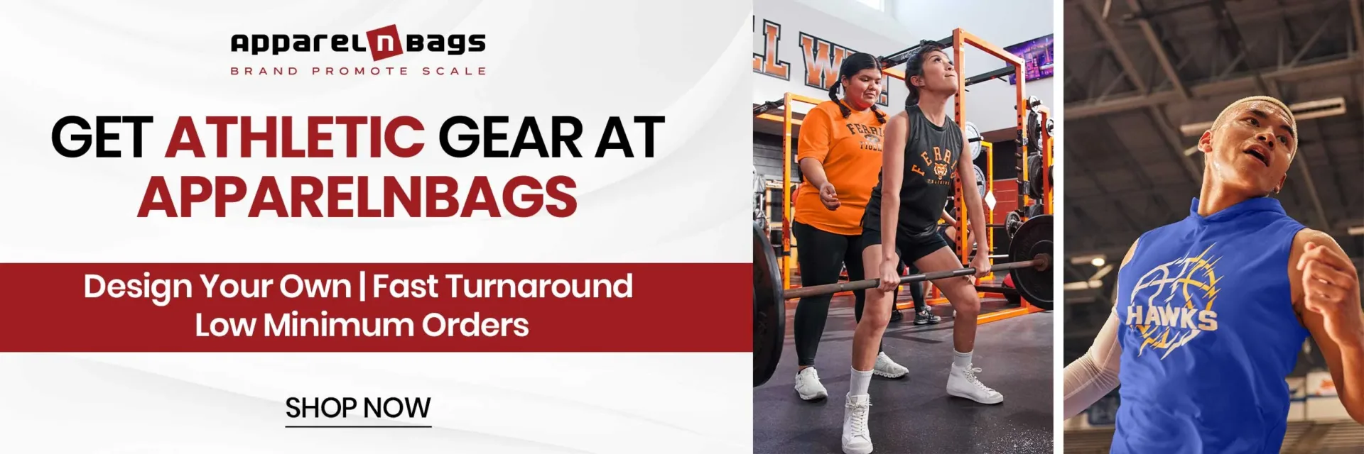 get athletic gear at apparelnbags