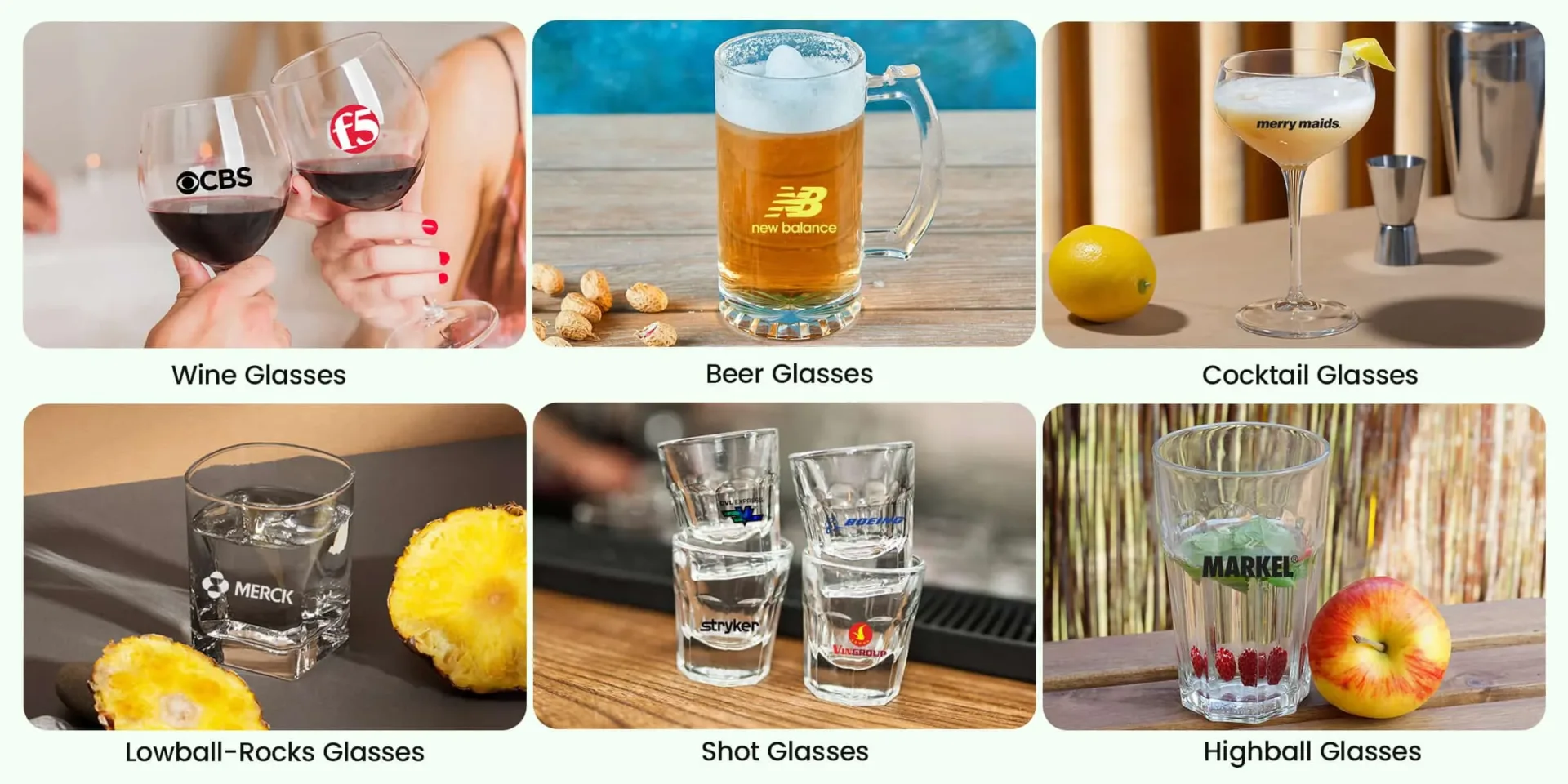 Types of Glassware for Bars