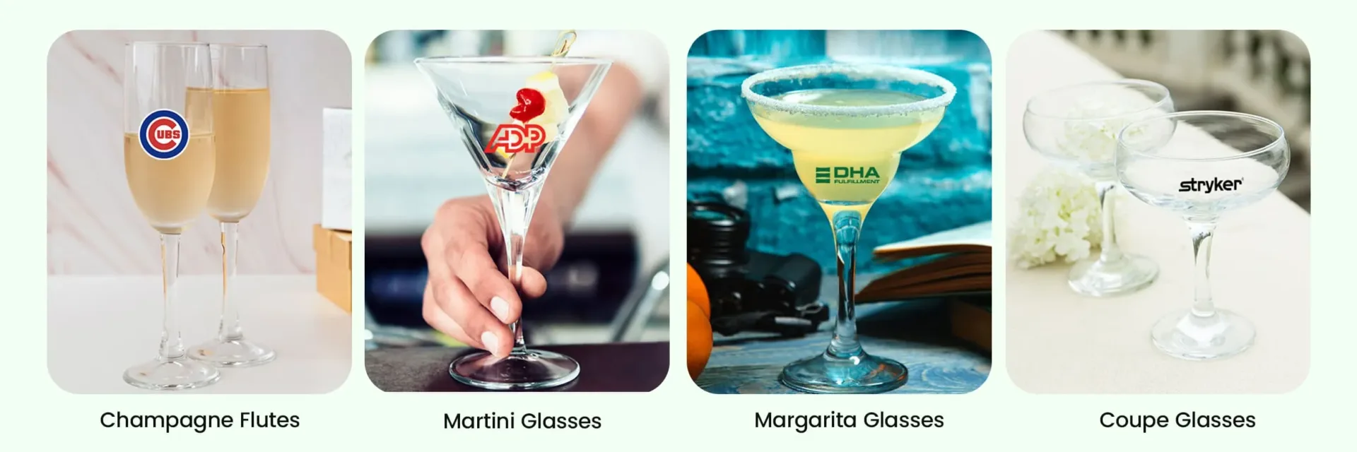 Types of Glassware for Special Occasion
