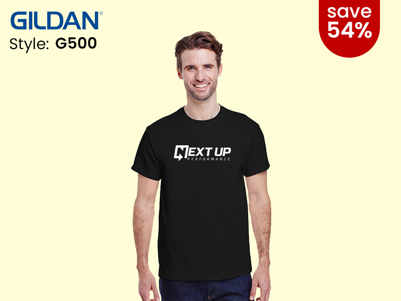 Gildan Black G500 Men's Heavy Cotton T-Shirt