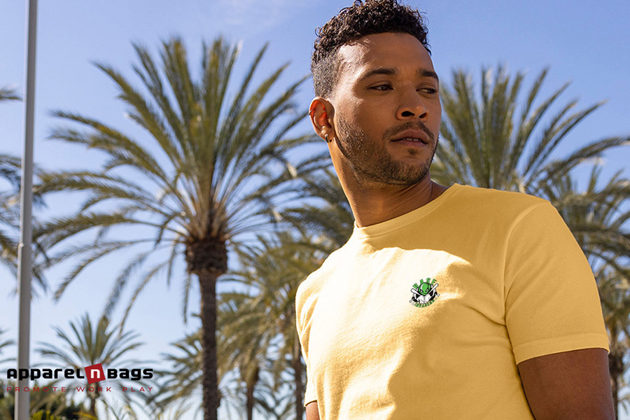yellow t-shirt