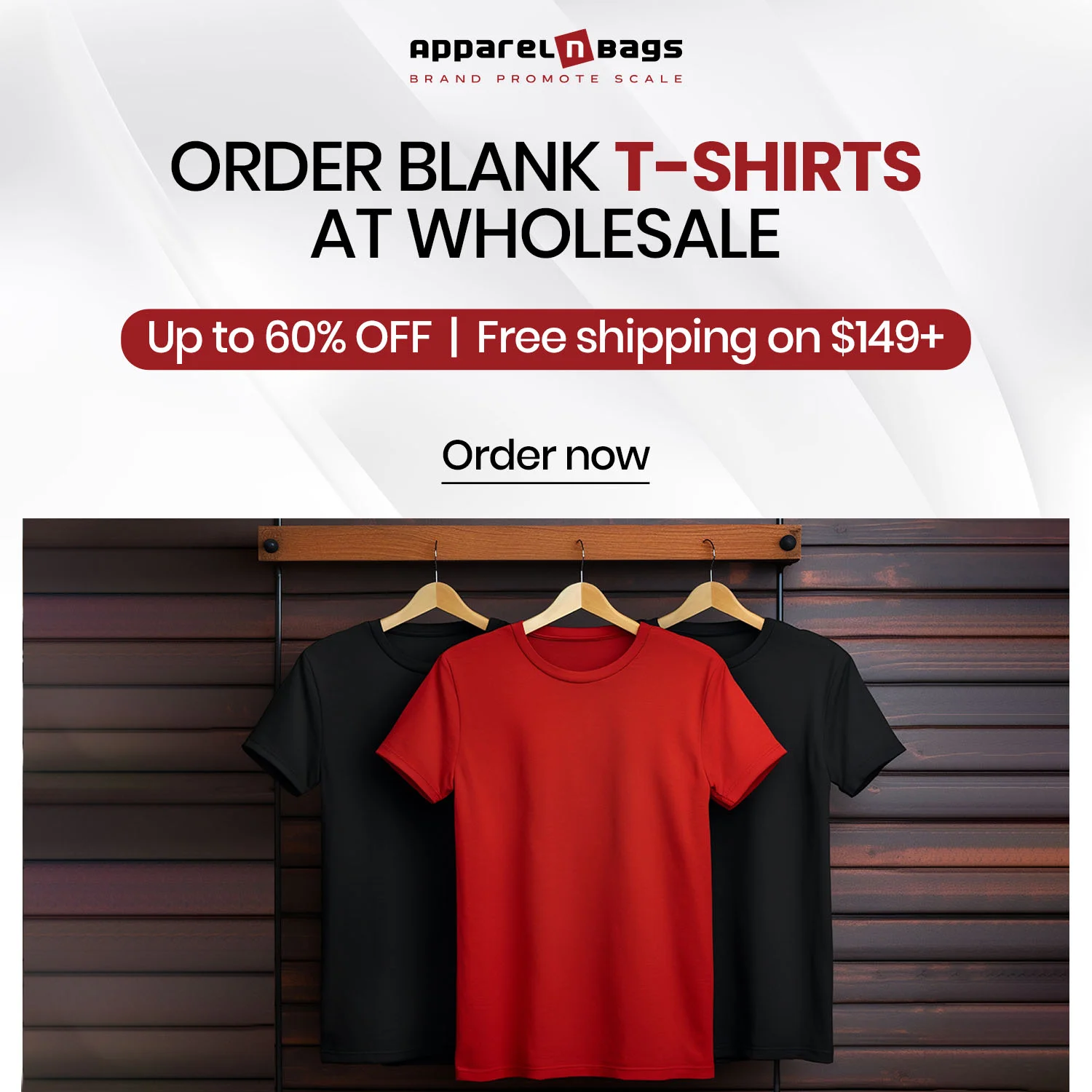 Shop Order Blank T-shirts at Wholesale