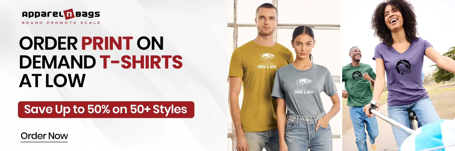 Order Print on Demand T-Shirts at Low