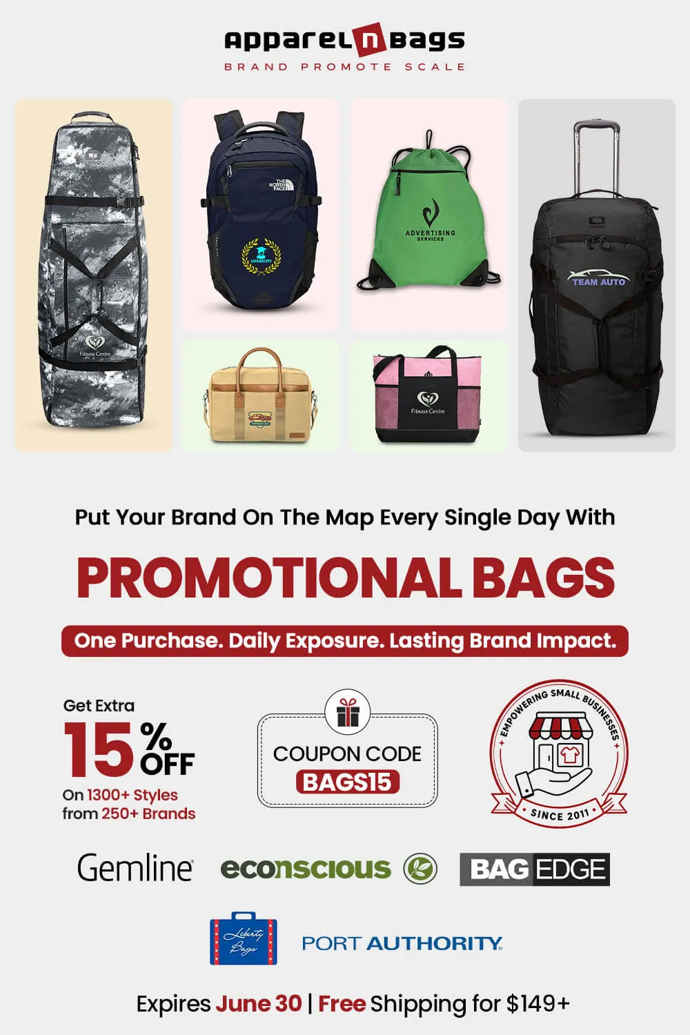 shop promotional bags