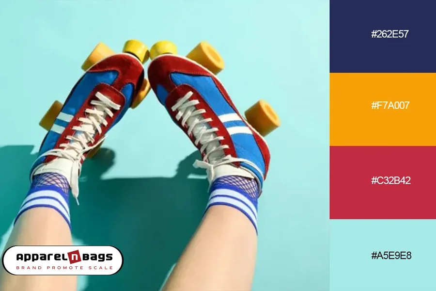 Sports Color Palette 8: Retro Race Track Sports Color Palette 4 Urban Workout